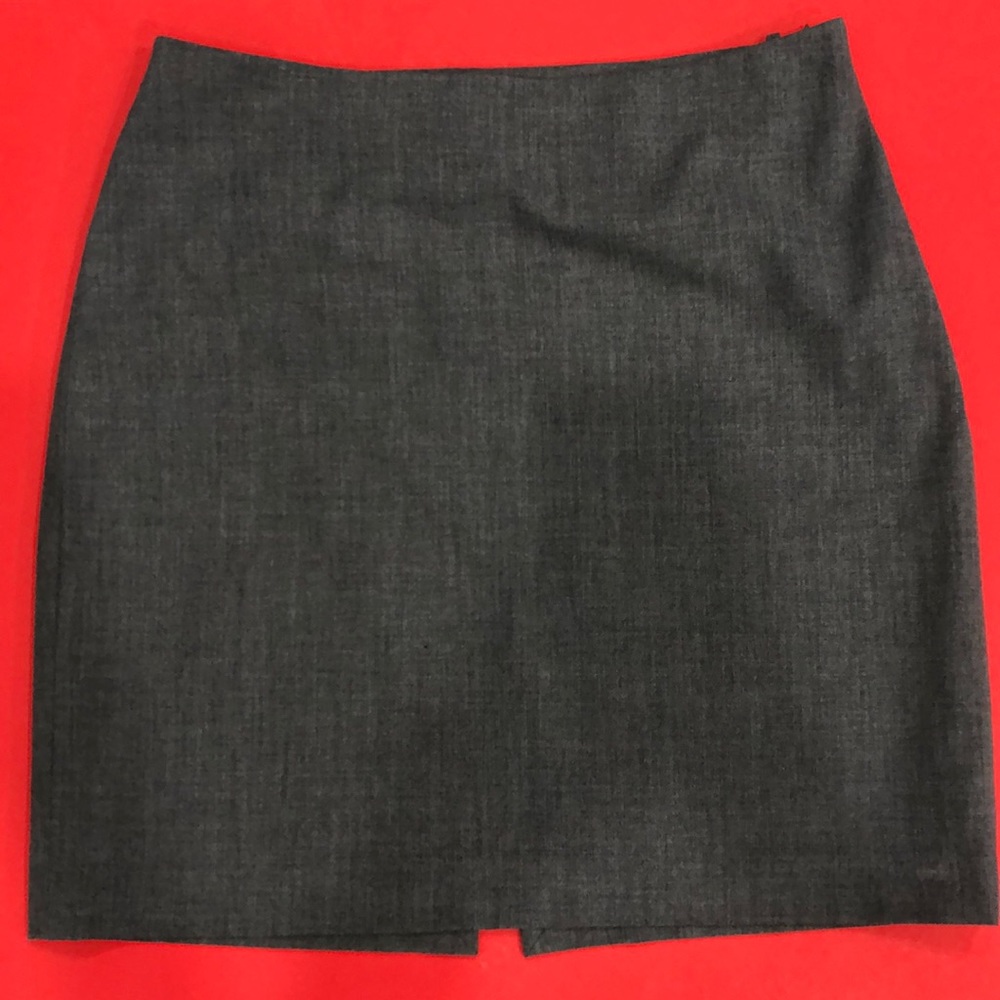 The limited stretch gray skirt